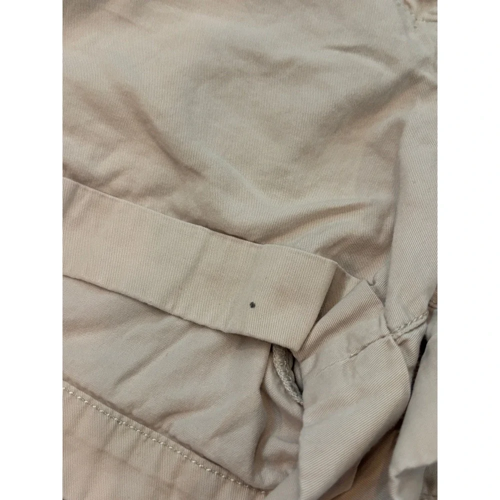 Ann Taylor LOFT Womens Khaki Shorts Tan Original Fit Cuffed Size 12 Utility